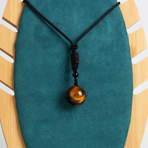 Tiger's eye bead pendant - Image 3