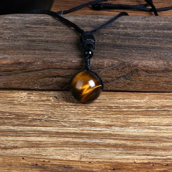 Tiger's eye bead pendant - Image 6