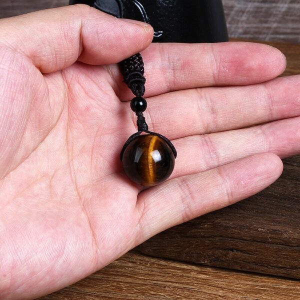 Tiger's eye bead pendant - Image 10