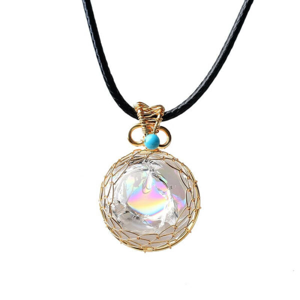 Angel Aura Quartz Necklace