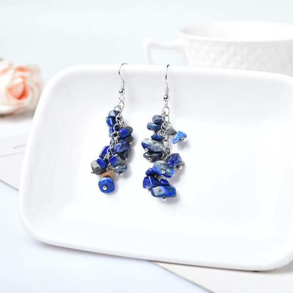 Boucles d'oreilles en lapis-lazuli